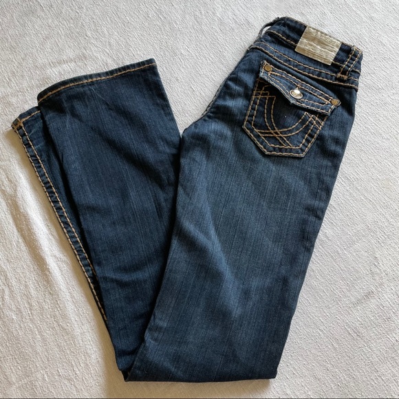 LA IDOL Jeans with stitching and embellishments. - Picture 6 of 8